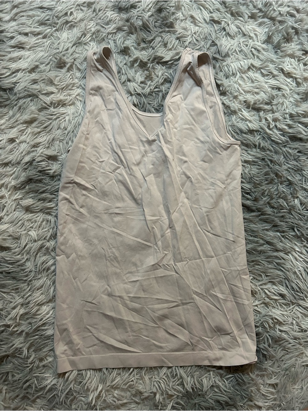 Women’s Sleeveless Scoop Neck Tank Top - Cream